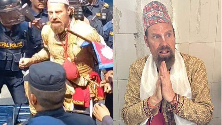 राजसंस्थाको पक्षमा नाराबाजी गर्ने अमेरिकी नागरिकलाई नेपालबाट निष्कासन
